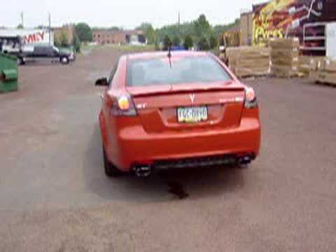 2008-09 Pontiac G8 Axleback Exhaust Sound Clip