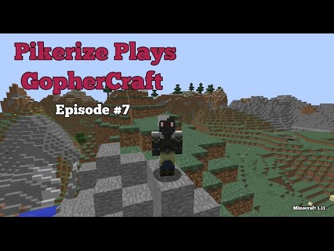 Pikerize Plays - Minecraft 1.11 - GopherCraft Episode #7 (Skeleton Spawner)
