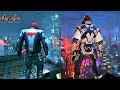 Gotham Vs Arkham Red Hood Stealth Combat Gameplay