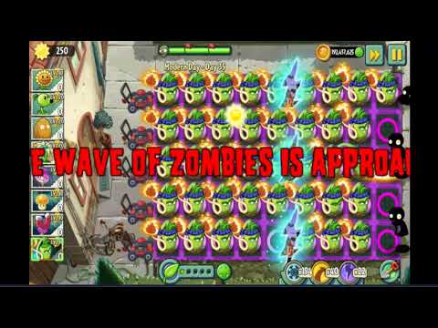 Plants vs zombies 2 Mod Max level Wasabi Whip vs Gargantuar