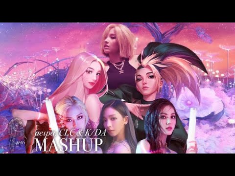 aespa, CLC & K/DA - Black Mamba ✗ HELICOPTER ✗ THE BADDEST MASHUP