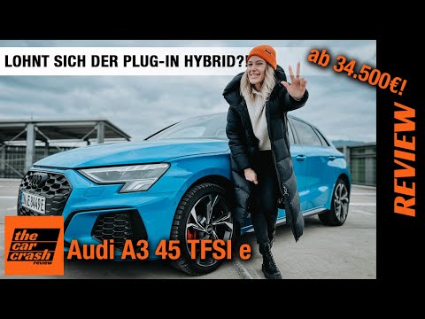 Audi A3 45 TFSI e im Test (2022) Lohnt sich der 245 PS starke Plug in-Hybrid?! Fahrbericht | Review