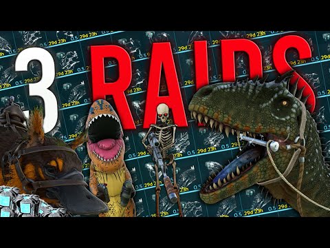 How A 40,000 HOUR TRIBE Raids Tek Bases In ARK