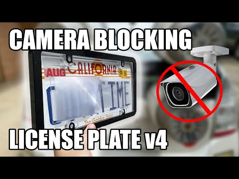 Hide Your License Plate from Cameras