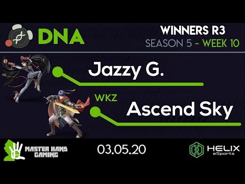 DNA S5:W10 - Jazzy G.  (Bayonetta) Vs. WKZ | Ascend Sky (Ike) - Winners R3