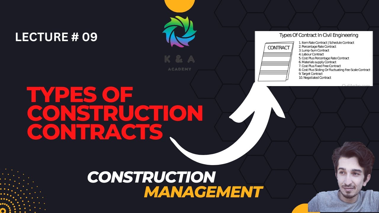 09. Types of Construction Contracts | Constrution Project Management