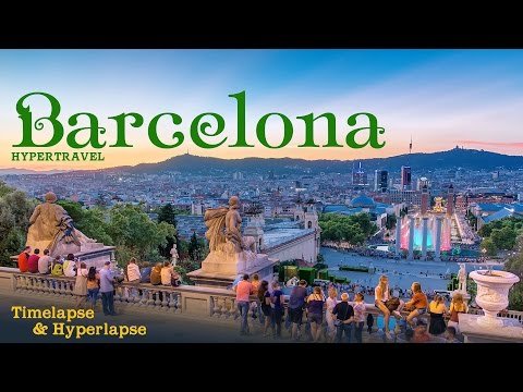 No time for boring slow videos? This hypertravel to Barcelona is for you!