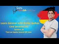 Learn German with Kedar Jadhav  : Session 10 : Test on Topics learnt till now