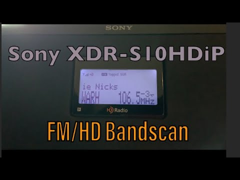 Sony XDR-S10HDiP FM/HD Bandscan