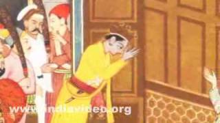 Sudama visiting childhood friend Krishna