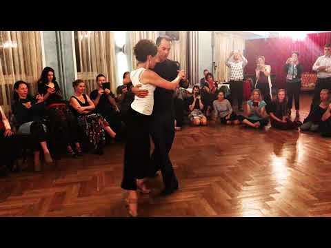 Sigrid and Murat in Hamburg. Class demo on Demare’s music with syncopated walk