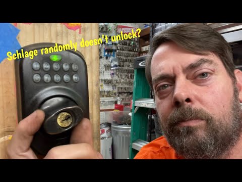 Schlage Be365 Deadbolt How To Fix Not Locking Or Unlocking With Code