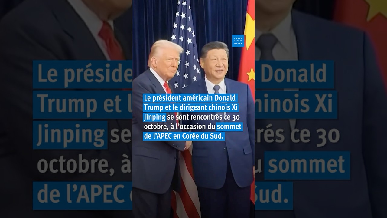 Sommet de l’APEC : Rencontre Trump/Xi