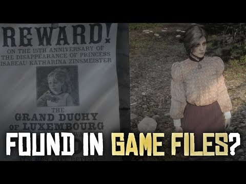 Princess Isabeau Katharina Zinsmeister Found in PC Game Files? - Red Dead Redemption 2