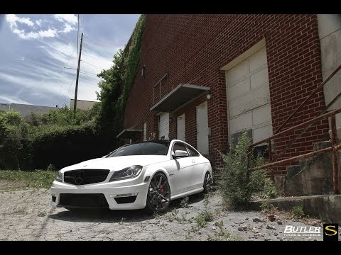 Mercedes-Benz C63 AMG | Black di Forza BM12 | Savini Wheels | Butler Tires and Wheels