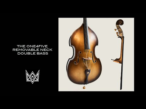 ONE4 FIVE Upright Bass - Flamed Maple Rootbeer Burst - Removable Neck image 17