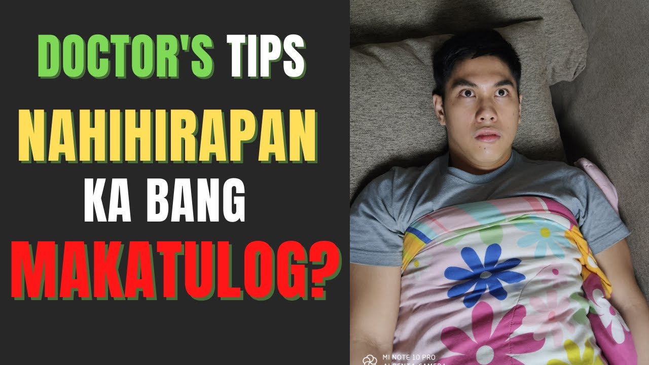Tips para maayos ang tulog | Payo ni DOK | Hirap makatulog | Paano maayos ang ating pagtulog