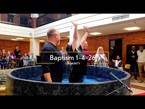 Community Baptism - 1-4-26