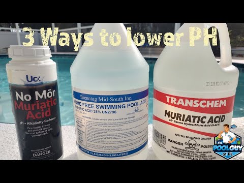 3 ways to quickly lower PH in your pool...👏👀