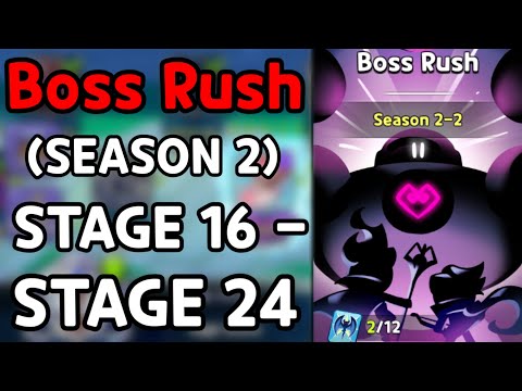 Boss Rush Season 2 Stage 16 17 18 19 20 21 22 23 24 Guide + Hidden Synergy Deck I Cookie Run Kingdom