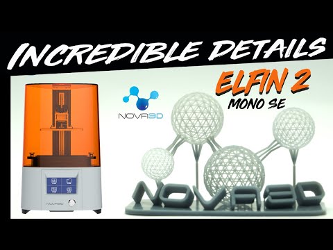 INCREDIBLE Details on a RESIN 3D Printer // NOVA3D Elfin2 Mono SE