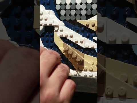 Insane Stop Motion of The Great Wave 🤯🌊 | LEGO Animation #Shorts