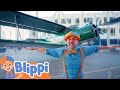 Blippi Learns All About Airplanes ️ Blippi Moonbug Kids Space Cartoons For Kids