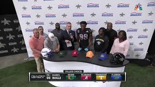 Khris Bogle Commits To Alabama | 2019 All American High School Football Game |