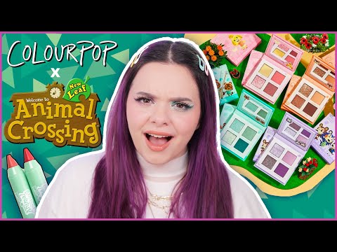 Video Thumbnail: Animal Crossing macht MAKEUP?! ? Colourpop x Animal Crossing Kollektion Review First Impressions