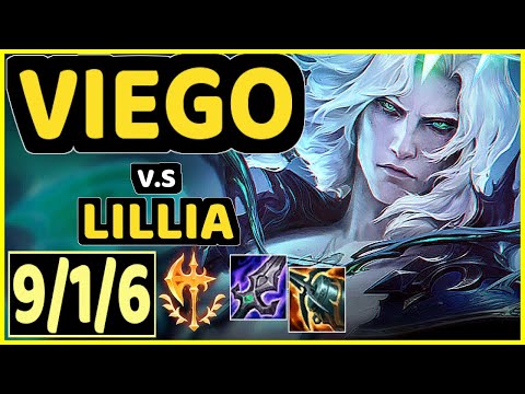 VIEGO vs LILLIA - 9/1/6 KDA JUNGLE GAMEPLAY - BR Ranked DIAMOND