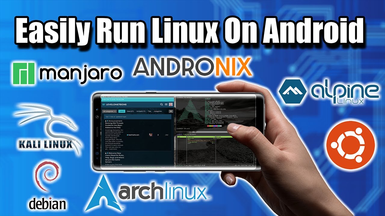 Easily Run Linux On Android With AndroNix - Linux Distro on Android without root