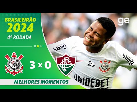 Gols e lances de Corinthians x Fluminense
