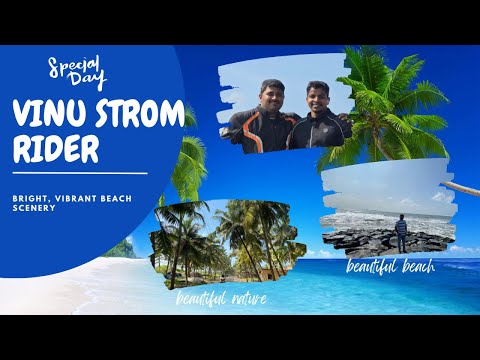 Exploring Mattu Beach by Bike! 🌴 | Peaceful Ride + Beautiful Views | Vinu Storm Rider