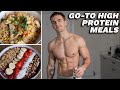 My Simple Go-To High Protein Meals (for building muscle) **4 Ideas**