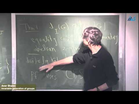 Aner Shalev (The Hebrew University of Jerusalem) Invariable generation of groups