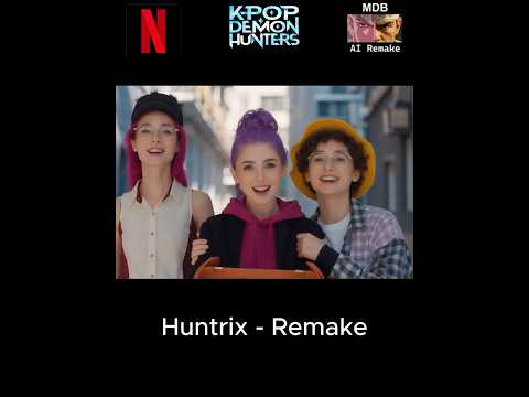 Huntrix Remake (KPOP Demon Hunters, Rumi, Zoey, Mira)