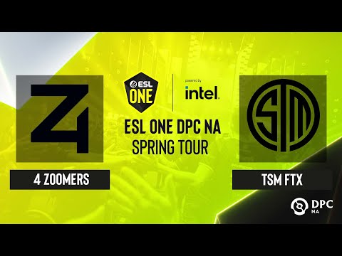 Dota2 - 4 Zoomers vs TSM FTX - Game 1 - ESL One DPC NA Spring
