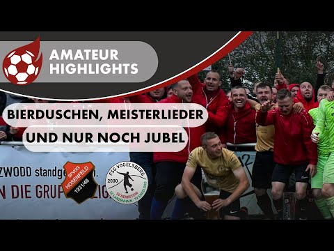 Champions! Beer showers and boundless jubilation at FSG Vogelsberg | Football highlights