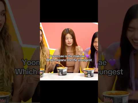 Ningning is the maknae 💜 #katseye #yoonchae #kpop #gnarly #edit