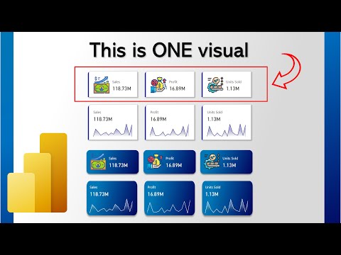 New Card Visual Tutorial - Power BI (June 2023 Update)