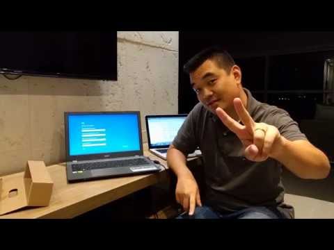Unboxing e primeiras impressões do Acer E5 574G 73NZ