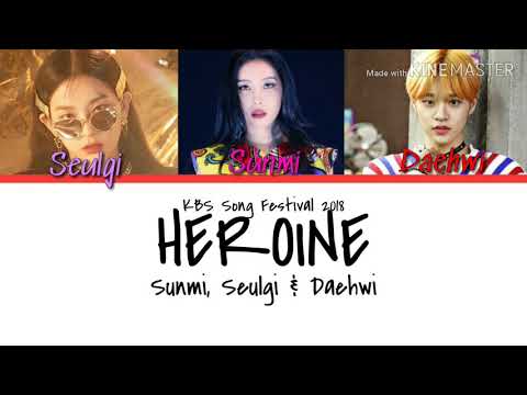 Sunmi, Seulgi & Daehwi - Heroine (KBS Song Festival 2018)