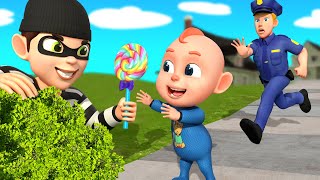 Download lagu Be Careful with Strangers! | Police Cartoon | Wheels on the bus | Nursery Rhymes & Kids Song mp3