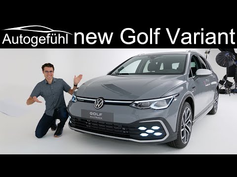 all-new VW Golf 8 Variant with Golf Alltrack REVIEW Exterior Interior - all-new estate 2021