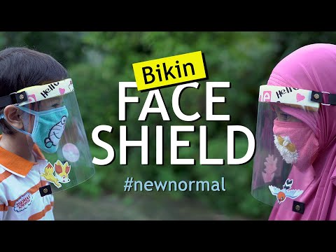 New Normal Cara Gampang Bikin Face Shield Plastik Mika Pelindung Wajah Anticorona