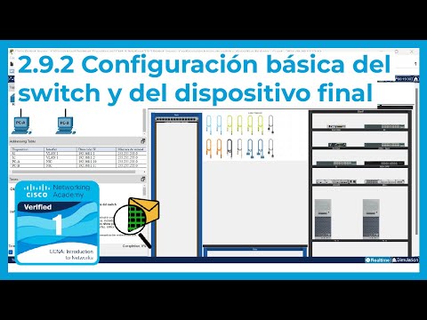 2.9.2 Packet Tracer - Basic Switch and End Device Configuration (CCNA Course 1)
