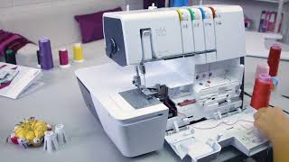 Surjeteuse Bernette B64 Airlock - Blanc - 5 Ans De Garantie - Pour Finitions Professionnelles