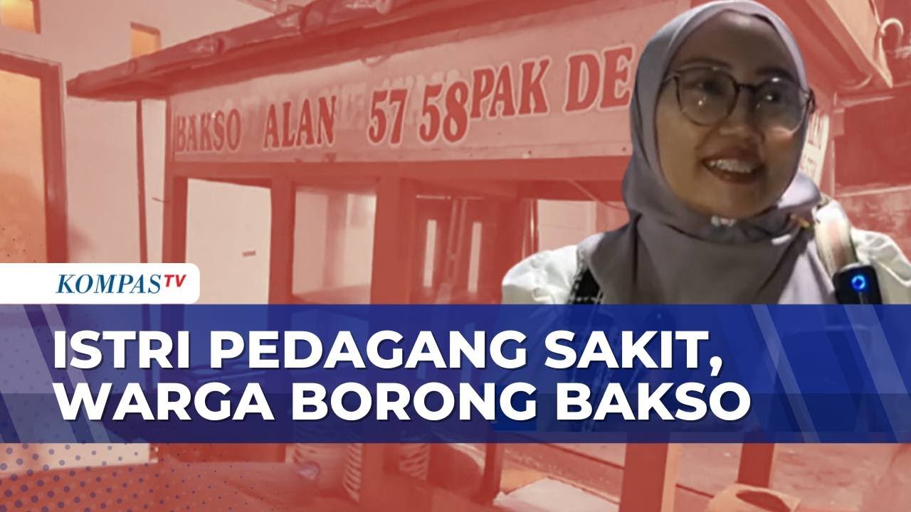 Gerobak Bakso Ditinggal Karena Istri Dikabarkan Sakit, Warga Kompak Borong Dagangan| BERITA UTAMA