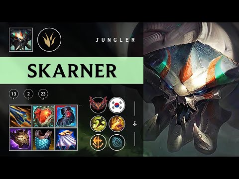 Skarner Jungle vs Talon - KR Grandmaster Patch 25.22