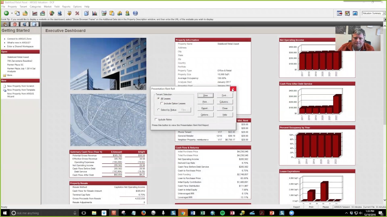 Multi-Tenant Retail Shopping Center Acquisition/DCF Analysis (2 of 5)